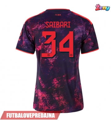 Lacne Ženy Futbalové dres Bayern Munich Ismael Saibari #34 2026-27 Krátky Rukáv - Tretina